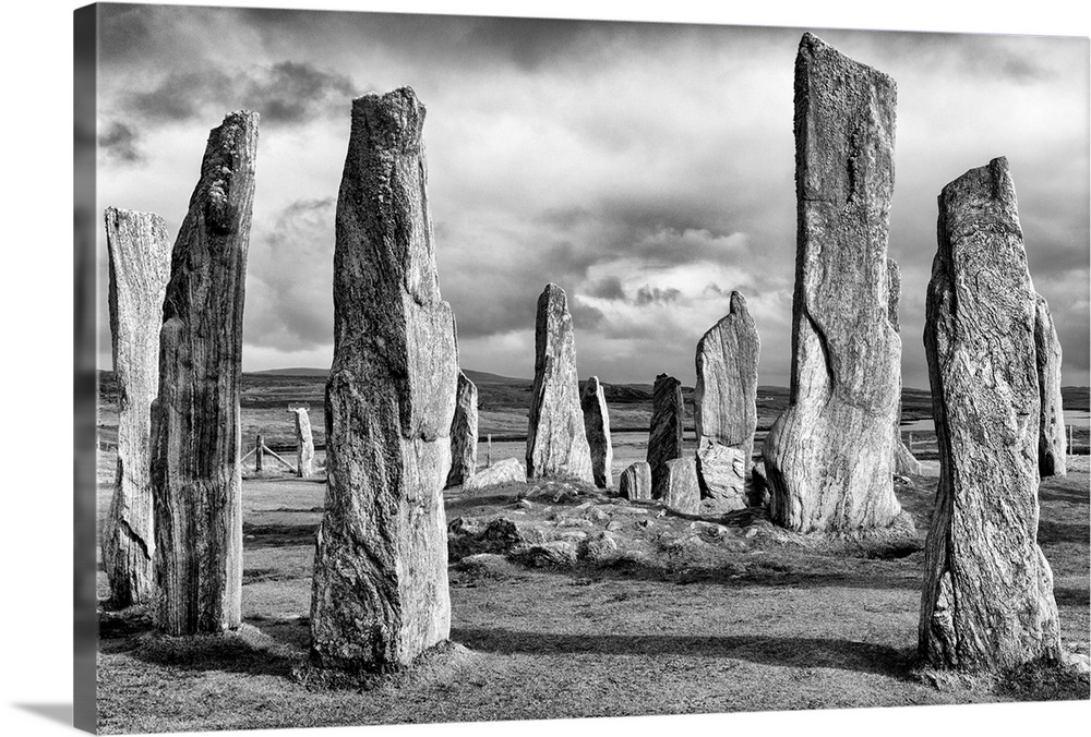 Callanish standing stones, Lewis, Hebrides, Scotland.