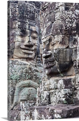 Cambodia, Angkor, Angkor Thom, Bayon Temple, Face Of Avalokiteshvara