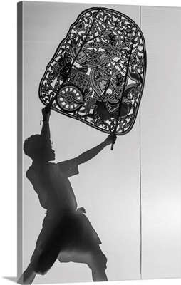 Cambodia, Phnom Penh, Traditional Dance Performance, Shadow Puppets