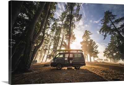 Camper Van, Wanaka, Otago Region, South Island, New Zealand