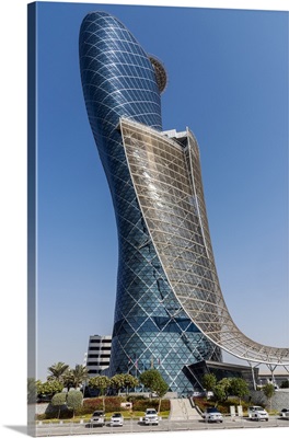 Capital Gate skyscraper in Abu Dhabi, United Arab Emirates