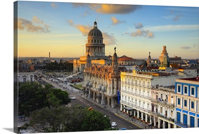 Capitolio and Parque Central, Havana, Cuba