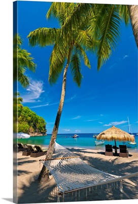 Caribbean, St Lucia, Soufriere, Anse Chastanet, Anse Chastanet Beach