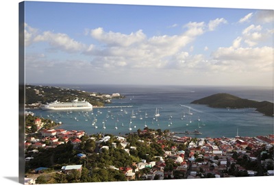 Caribbean, US Virgin Islands, St. Thomas, Yacht Haven Grande Marina