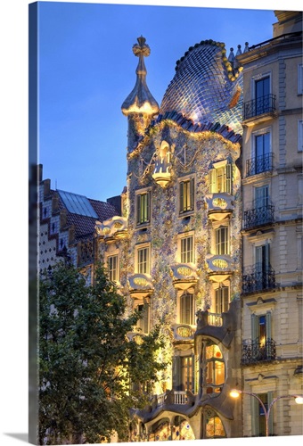 Casa Batllo  Passeig de Gracia - PANORAMASTREETLINE