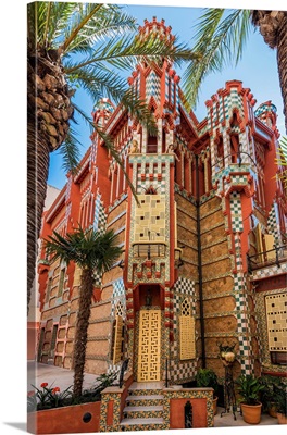 Casa Vicens, Designed By Antoni Gaudi, Barcelona, Spain