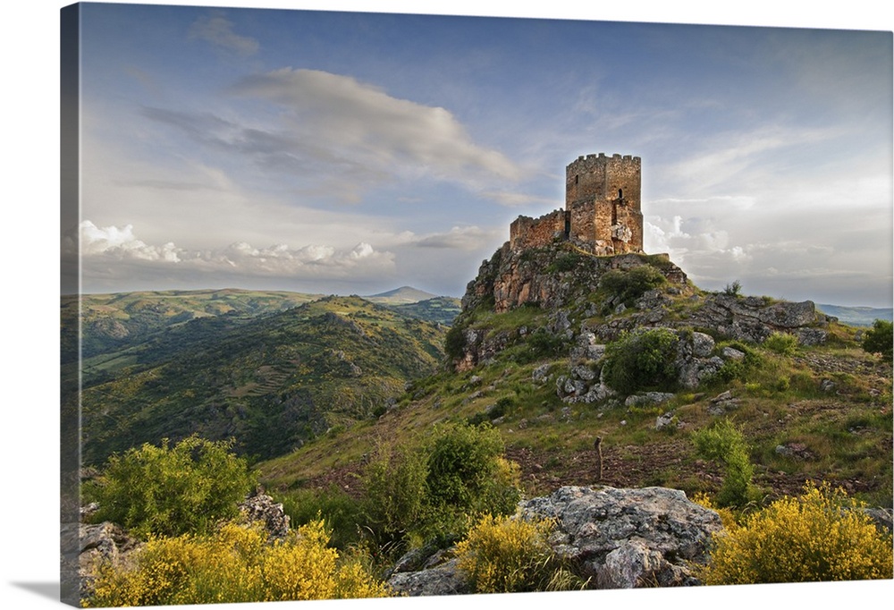 Castle of Algoso from the 12th century. Tras os Montes, Portugal