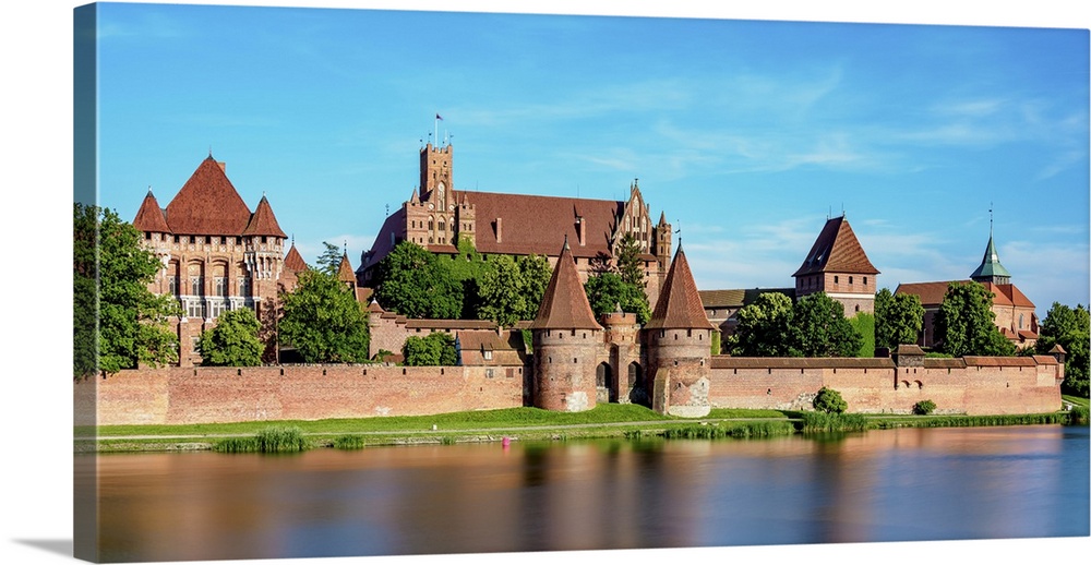 Castle of the Teutonic Order in Malbork, Pomeranian Voivodeship, Poland.
