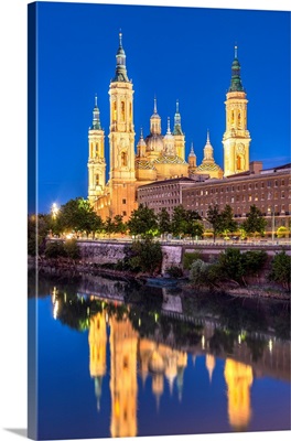 Cathedral-Basilica Of Our Lady Of The Pillar, Ebro River, Zaragoza, Aragon, Spain