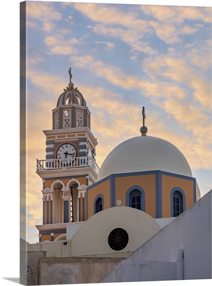 Cathedral of Saint John the Baptist, Fira, Santorini or Thira Island, Cyclades, Greece