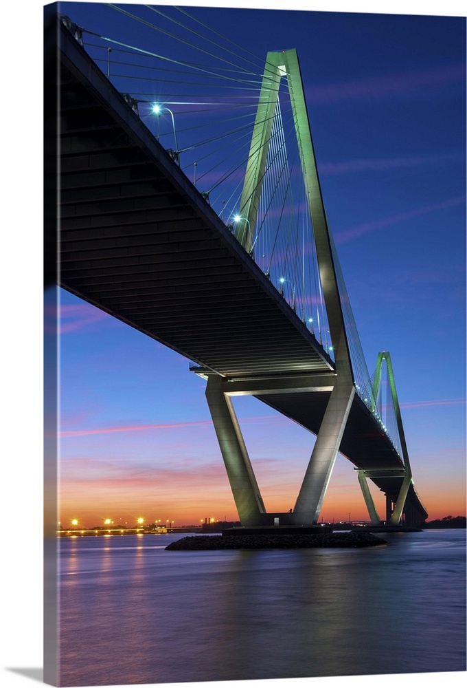 Charleston, South Carolina, Arthur Ravenel Junior Bridge, Cable-Stayed Bridge, Cooper River.