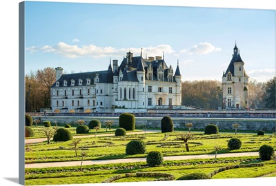 Chateau De Chenonceau Castle, Chenonceaux, Indre-Et-Loire, Centre, France