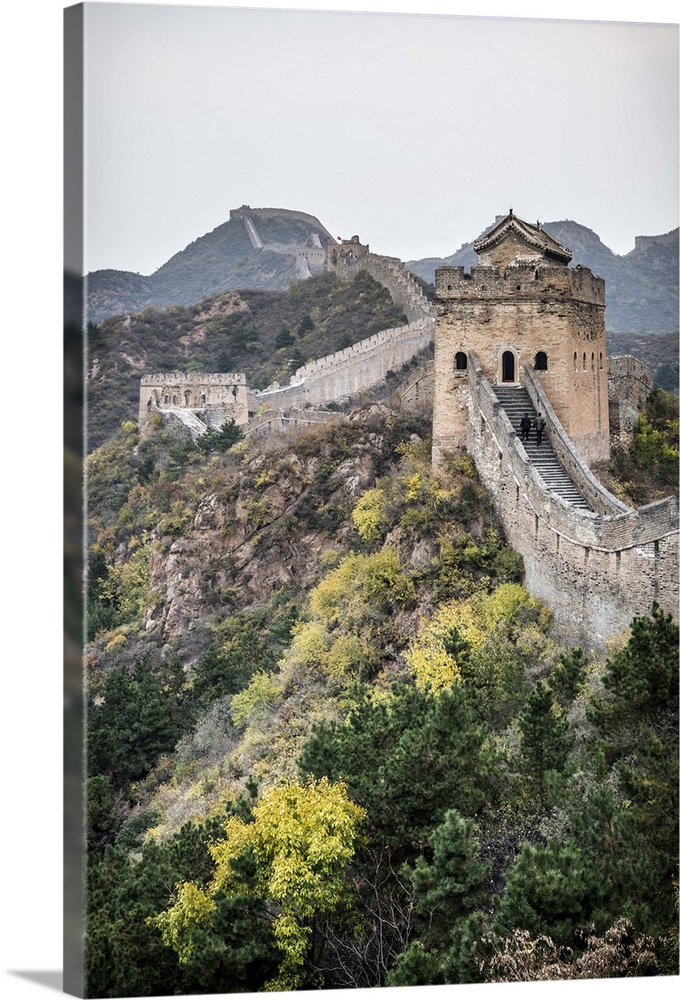 China, Hebei Province, Luanping County, Jinshanling, Great Wall of China (UNESCO World Heritage Site) from Ming Dynasty