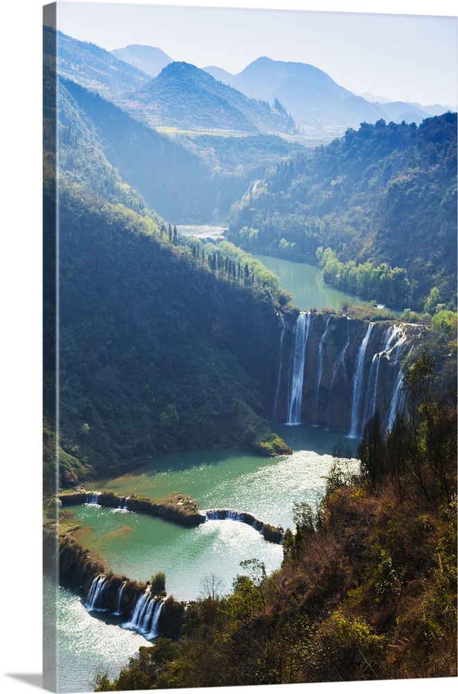 China, Yunnan, Jiulong. The Nine Dragons Waterfalls at Jiulong.