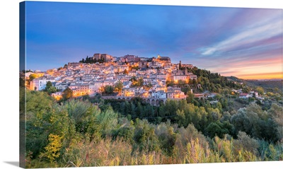 Citta Sant'Angelo At Sunrise-Europe, Italy, Abruzzo, Citta Sant'Angelo, Pescara
