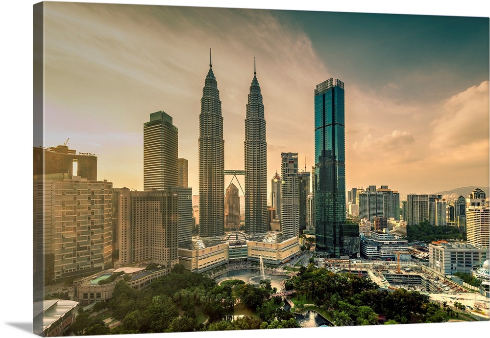 City skyline, Kuala Lumpur, Malaysia.