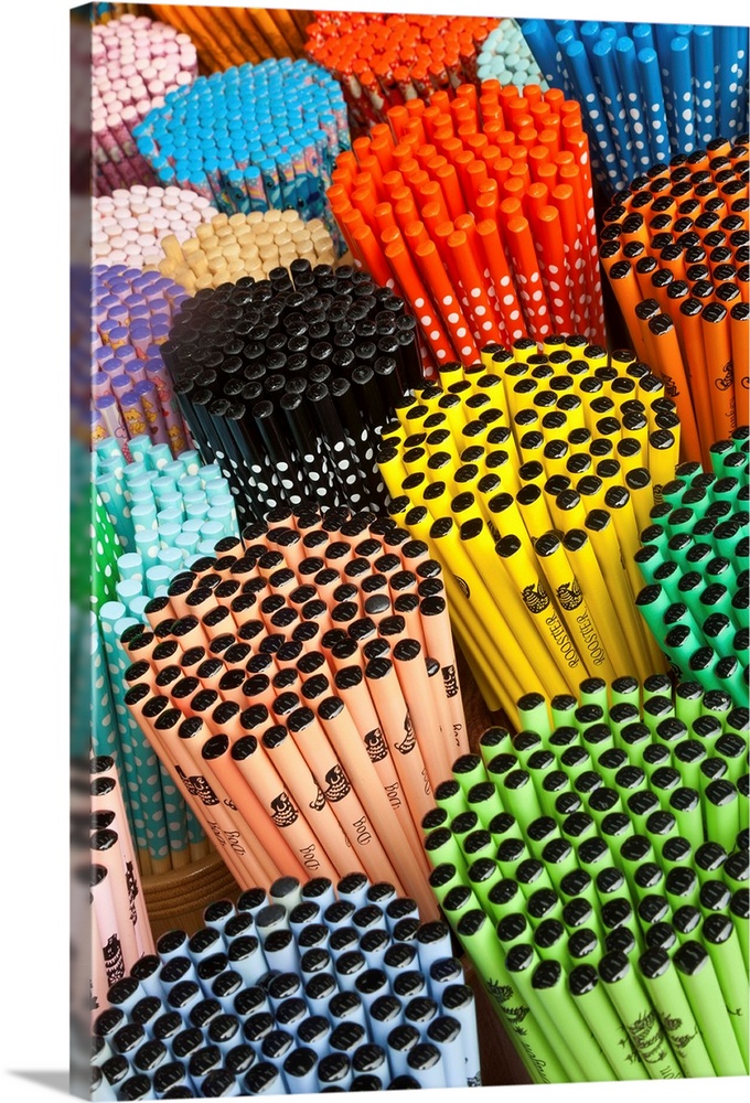 Colourful decorative Chopsticks for sale as souvenirs to tourists in Chinatown market, Temple Street, Singapore, South Eas...
