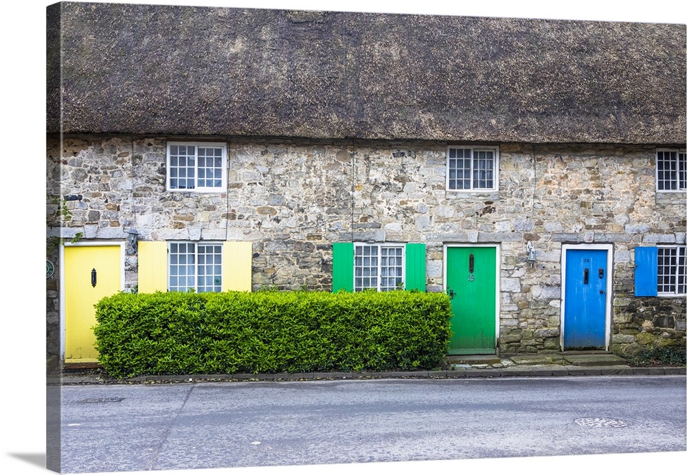 Cottages in West Lulworth, Dorset, England, UK