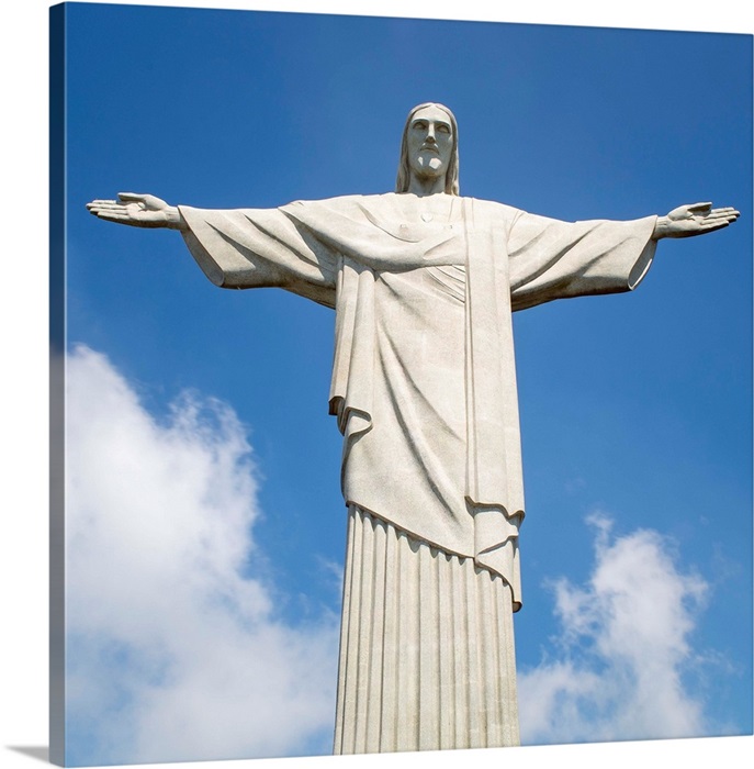 Cristo Redentor Statue On Corcovado Mountain In Rio De Janeiro Brazil Wall Art Canvas Prints Framed Prints Wall Peels Great Big Canvas