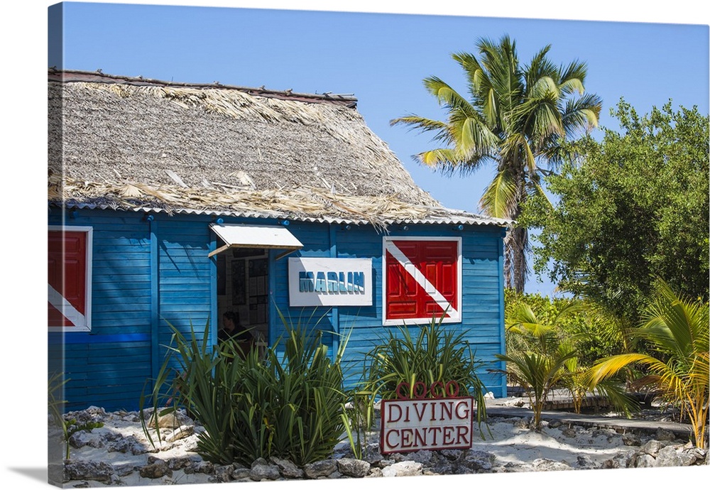 Cuba, Jardines del Rey, Cayo Coco, Playa Larga, Dive Center.