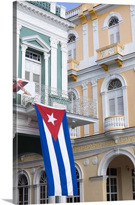 Cuban flag, Sancti Spiritus, Sancti Spiritus Province, Cuba