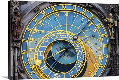 Czech Republic, Prague, Stare Mesto. Prague Astronomical Clock, on Old Town Square