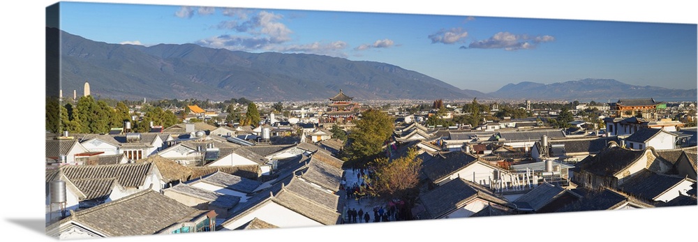 View of Dali, Yunnan, China.