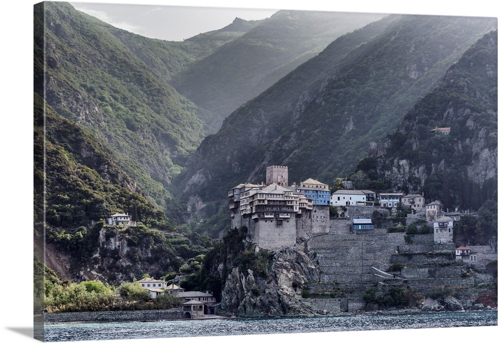 Dionysiou monastery, Mount Athos, Athos peninsula, Greece.