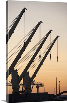 Dock Cranes, Liverpool Docks, North West England
