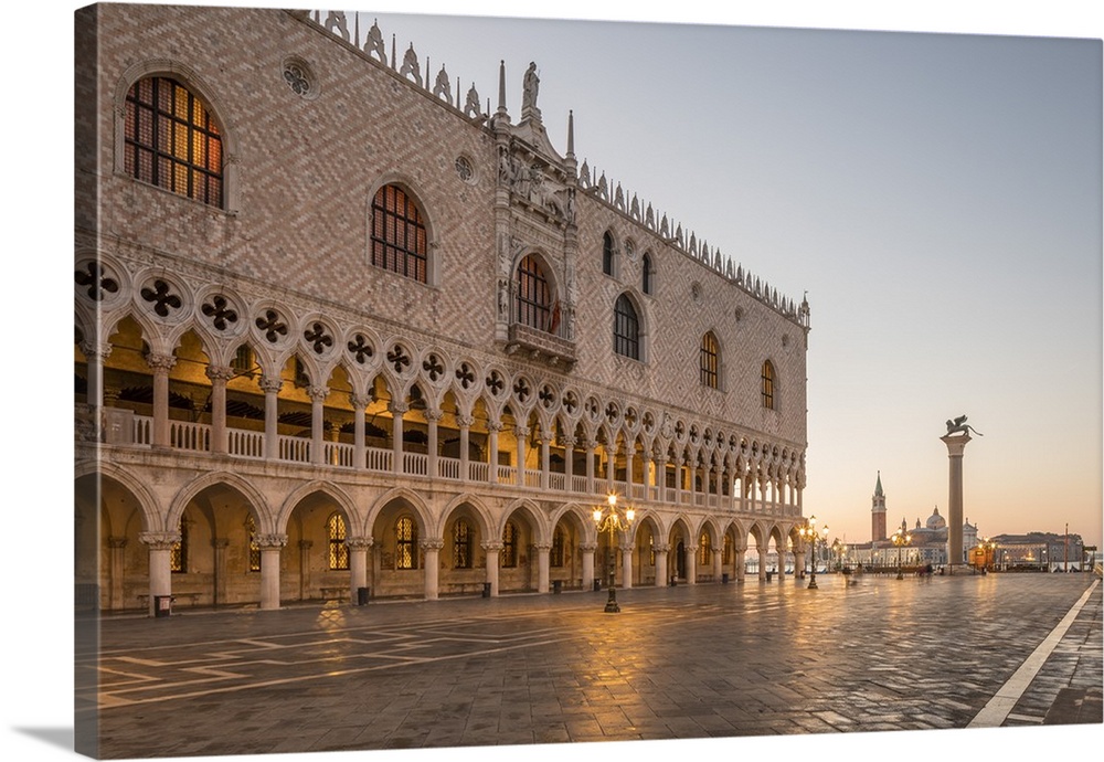 Doge's Palace, St. Mark's Square (Piazza San Marco) Venice, Italy.