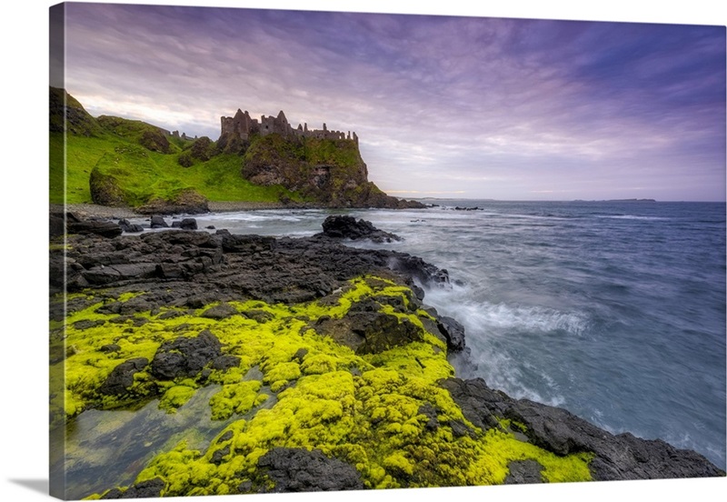Dunluce Castle At Sunset, Portrush, Bushmills, Giant's Causeway