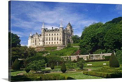 Dunrobin Castle, Golspie, Scotland, It dates in part from the early 1300s