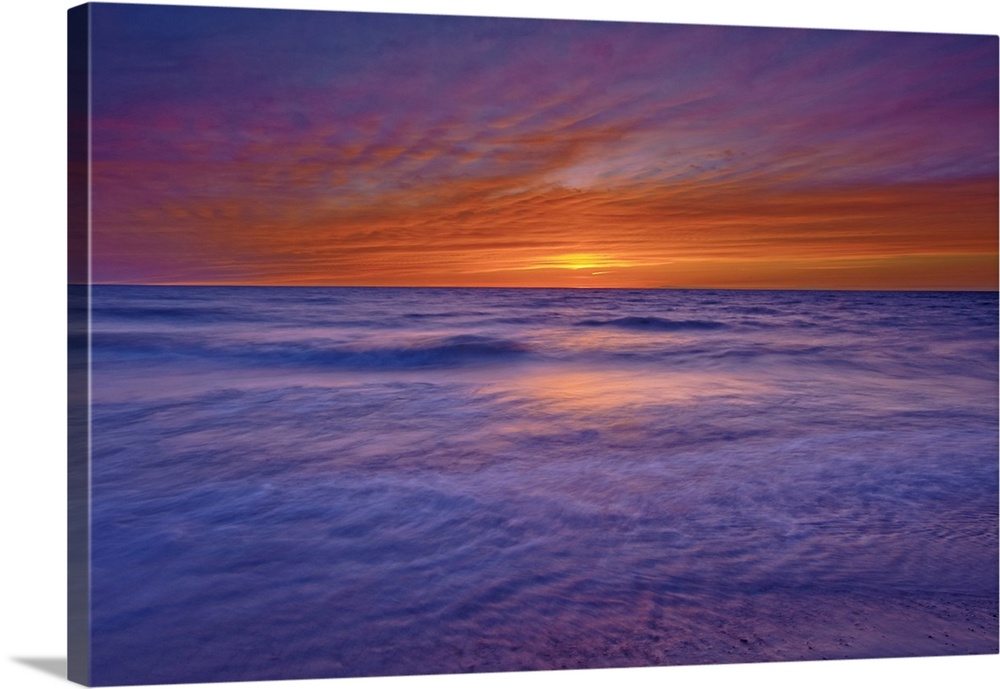 Dusk on Lake Huron Grand Bend, Ontario, Canada