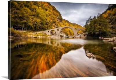 Dyavolski Most (Devil's Bridge) Over The Arda River, Rhodope Mountains, Bulgaria