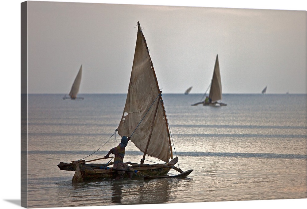 Early morning activity off Bagamoyo.