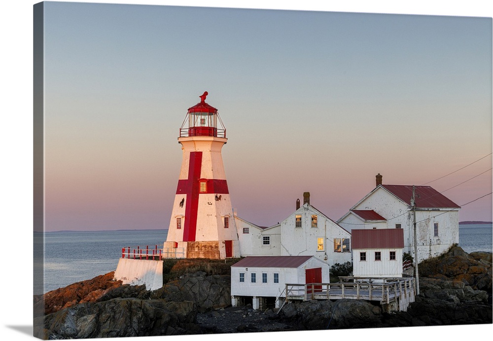 East Quoddy Lighthouse, Campobello Island, New Brunswick, Canada