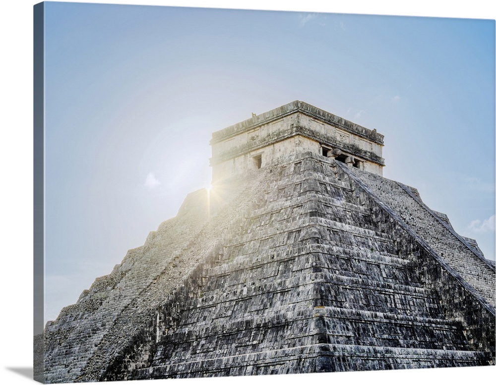 El Castillo Or Temple Of Kukulcan, Chichen Itza, Yucatan State, Mexico