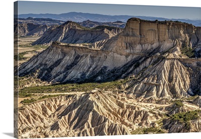 El Rallon Rock Formations, Bardenas Reales Badlands, Navarre, Spain