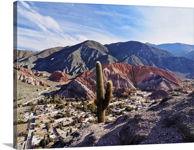 Elevated view of the Hill of Seven Colours, Argentina