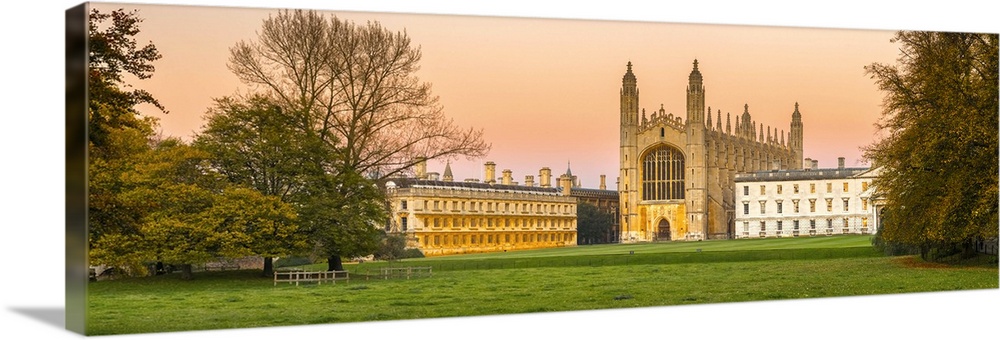 UK, England, Cambridgeshire, Cambridge, The Backs, King's College, King's College Chapel.