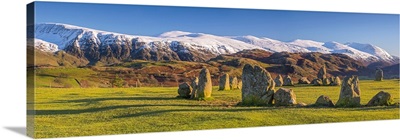 England, Cumbria, Lake District, Keswick, Castlerigg Stone Circle