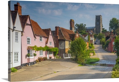 England, Suffolk, Kersey, Church Hill, St Mary's Church