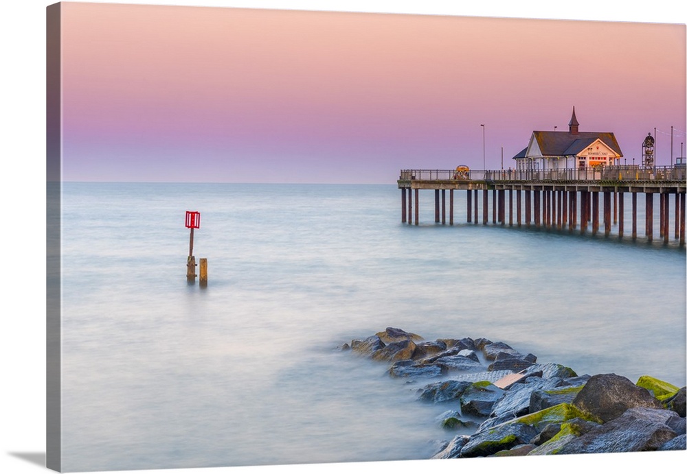 UK, England, Suffolk, Southwold, Southwold Pier.