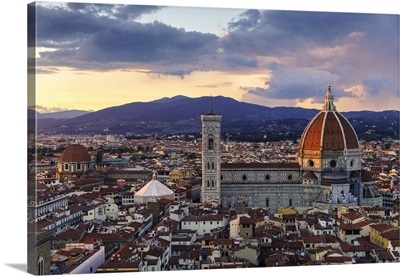 Europe, Italy, Tuscany, Florence, View from the Palazzo Vecchio Tower