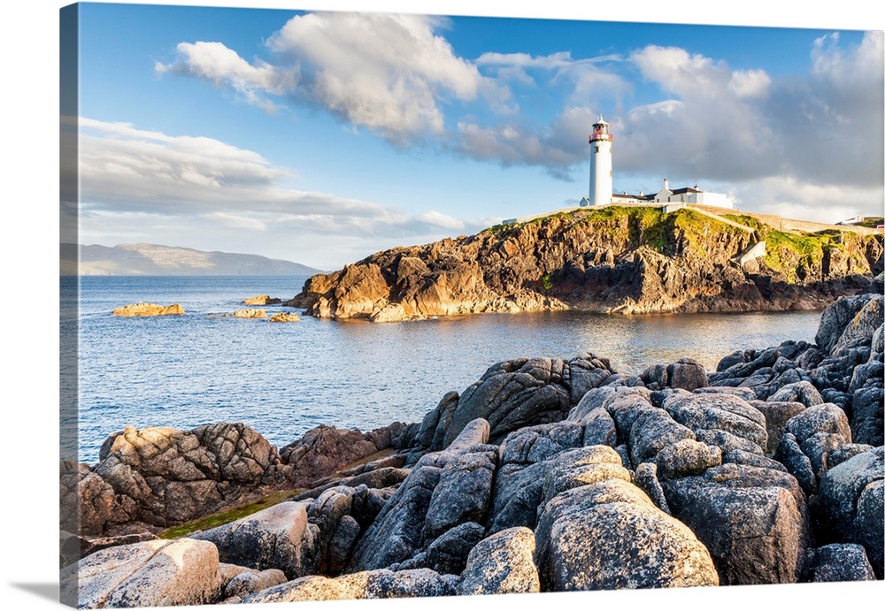 Fanad Head lighthouse, County Donegal, Ulster region, Ireland.