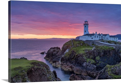 Fanad Lighthouse At Sunrise, County Donegal, Ireland