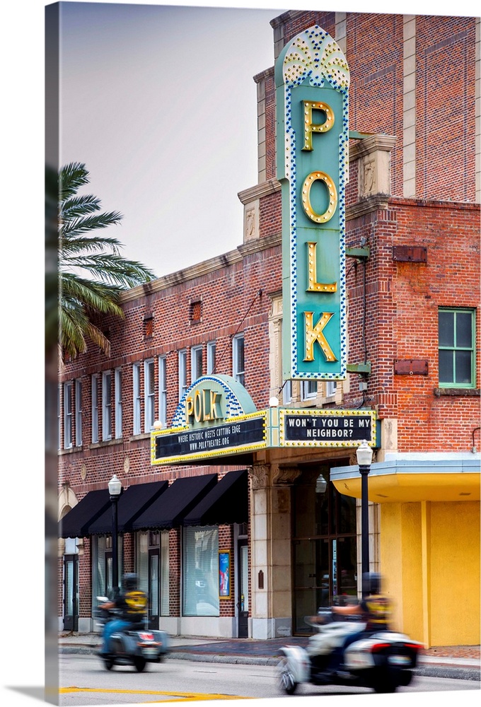 Florida, Lakeland, Polk county, Polk theater, national register of historic places, 1928, downtown, Elvis Presley performe...
