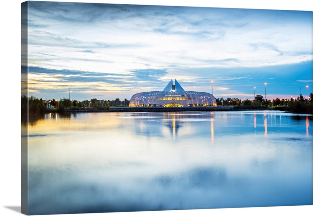 Florida, Lakeland, Innovation, Science, and Technology Building, Florida Polytechnic University, Designed By Spanish Archi...