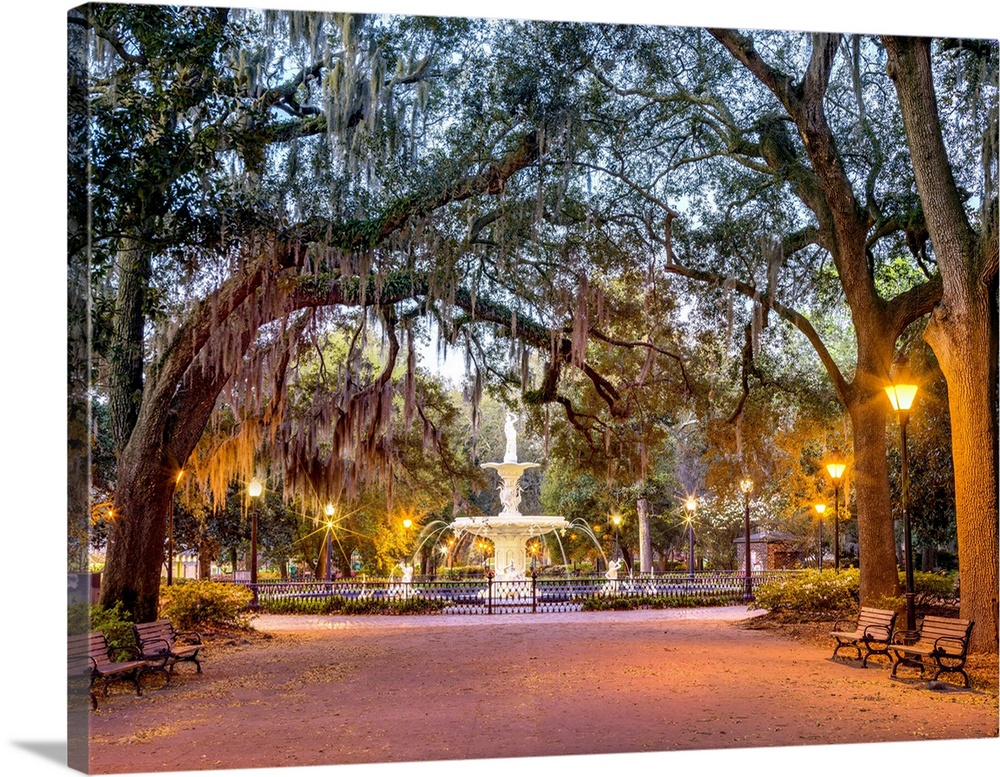 Forsyth Fountain, Forsyth Park, Savannah, Georgia