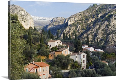 France, French Riviera, Cote d'Azur, perched village of Peillon